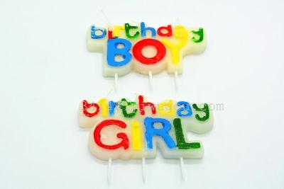 Wholesale birthday candles birthday candle, special candles, 1 for boys and girls birthday candles