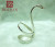Fashion silver Swan-like coffee scoops, no fading alloy wear resistant high quality coffee spoons