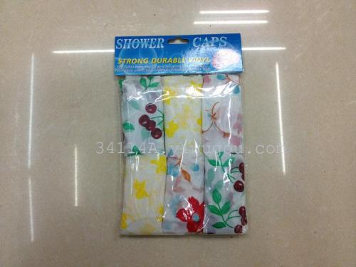 6 printed shower cap waterproof shower cap beauty cap satin shower cap cartoon shower cap