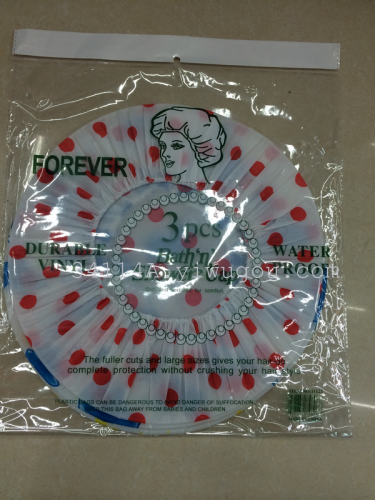 pe3 circle shower cap casing shower cap 3 pa printed shower cap eva ce shower cap