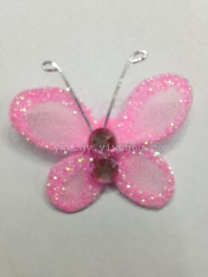 Factory outlets stocking pink shiny small Butterfly wholesale