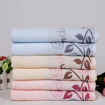 Strands of roses cotton bath towel gift towels soft and absorbent bath towels