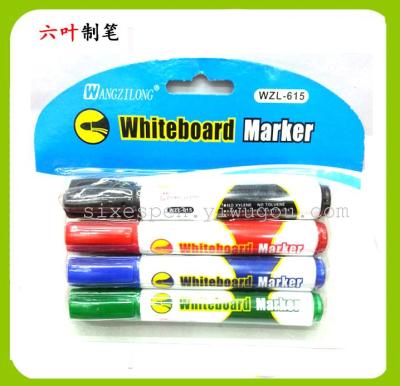 4pcs whiteboard marker pen dry eraser marker pen 