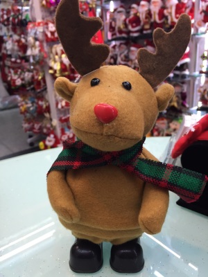 2015 Factory Direct Sales Christmas Reindeer Electric Dancing Music Deer Wholesale