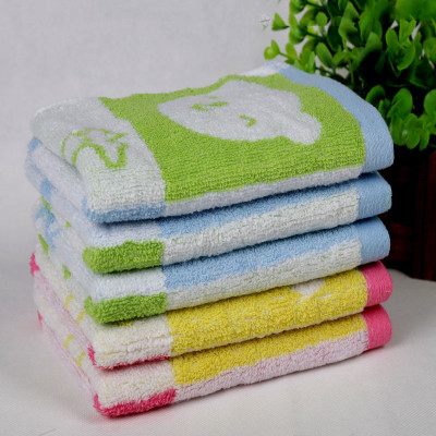 Made of absorbent cotton cute cartoon children towels children towels