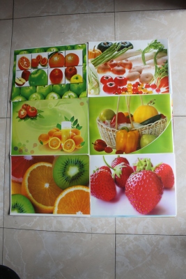 Every kind of mixed 35*25 graphics toughened glass board