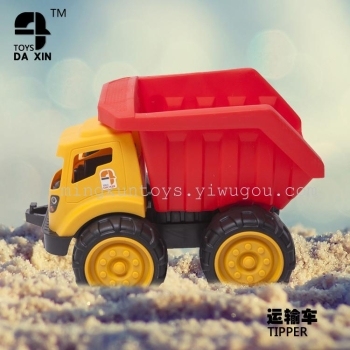 Sand toy for large scale Q transportation engineering vehicle