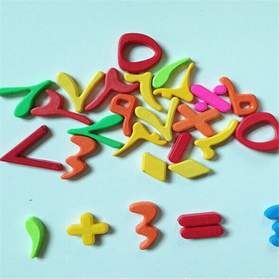 Infant education simple OPP bag colored Arabic numbers tiles