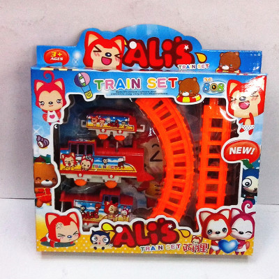 Boxed toy plastic puzzle video games o Tanuki electric rail car