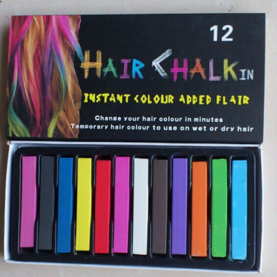 Disposable powder hair colour painted Rod Hairchalk6 color chalk