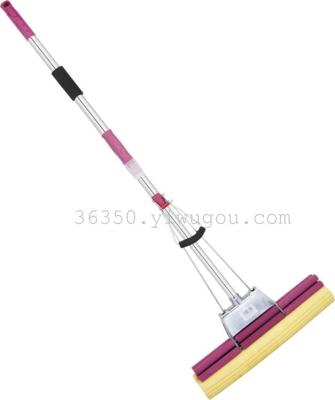 38CM retractable tow bar fold the sponge MOP squeezing water from hand wash water absorbing sponge MOP MOP