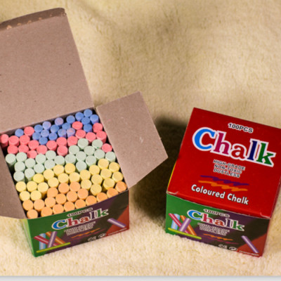 Cylindrical-quality color clean the Blackboard special write 100 pieces of chalk