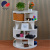 Environmental Protection Wood-Plastic Plate Four-Layer Revolving Shoe Rack Shelf Furniture Simple Shoe Cabinet JH-1430