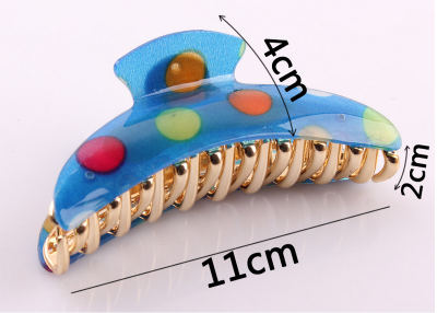 Korean version of the popular 11 cm high acrylic dot clip clamping chuck sandfish accessories