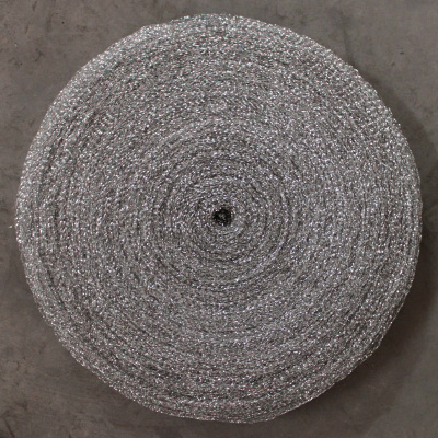 Running Jianghu Steel Wire Ball Net Braided Large Coil Net Plate Factory Direct Sales Sold by Meter Weigh on Half Kilogram Zinc Plated Wire