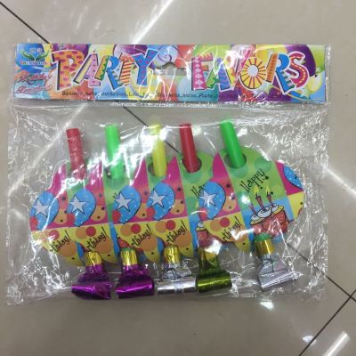 Birthday Party Blowouts, 5PCs with Card Blowouts