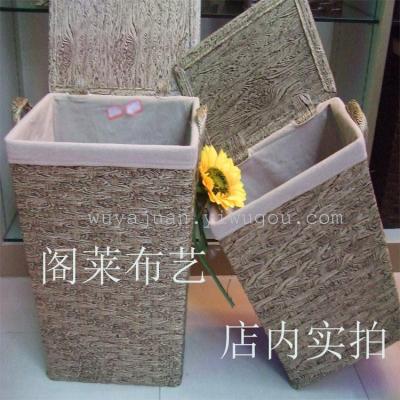 Court house home fashion exquisite version of pure hand woven two sets of storage basket CF-3945 series