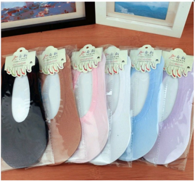 Independent packaging Korean lady nylon deodorant stealth thin socks