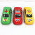 Bag children's plastic puzzle toy car cartoon labeled toy three bags back to the car business car