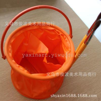 702 s heat compartment telescopic folding wash bucket rubber pen holder