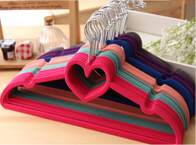 Luxury velvet hanger wholesale non-slip hangers trackless hangers wholesale flocking clothes rack