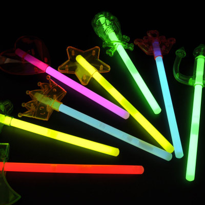 The fluorescent rod props crown magic wand