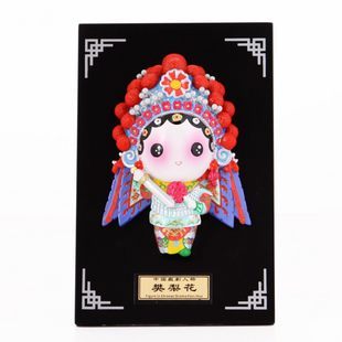 Large supply of tourism crafts Q version of Facebook type cartoon Mu Guiying ceramic crafts ornaments gifts