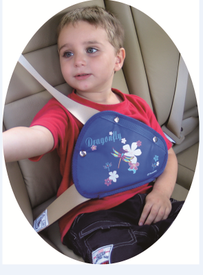 CAR Children's Seat Belt Adjustable Anti-Strangulation Neck Seat Belt Jacket Triangle Holder