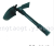 Multifunctional garden spade garden tool. military folding shovel shovel trumpet