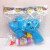 Bags of plastic educational toys children's toys inertia of solid color comic dog bubble gun