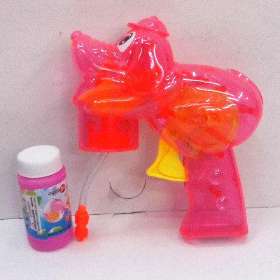 Bag transparent plastic educational toys children's toys inertia cartoon dog bubble gun