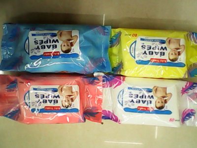 Self-produced and sold 80 baby wipes.