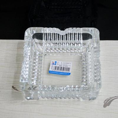 Square glass ashtray 9.9 Yuan wholesale G1016--