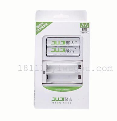 Poly Jixing JUJI 1.5V 5th, 2 lithium-ion batteries lithium-ion rechargeable batteries AA