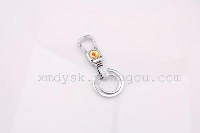Xinmei reached double-ring key chain 906 alloy key chain car keychain