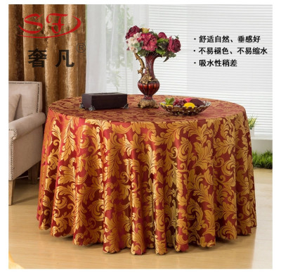 Living room luxury hotel Hotel tablecloth round table cloth round dining table