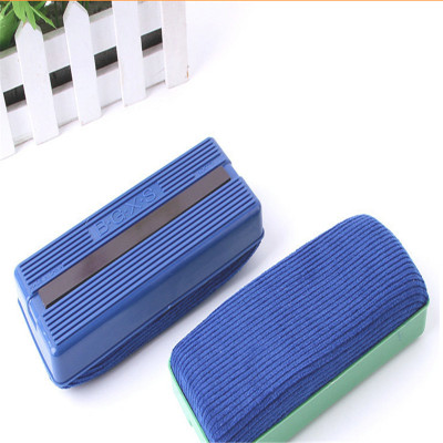 Plastics corduroy Eraser dual-use high quality easy to clean magnetic black and white erasers