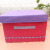 House home fashion version of the 26X20X16 double color QQ storage box
