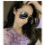 Color film sunglasses female hipster reflective sunglasses men mirror blue glass big frame sunglasses.