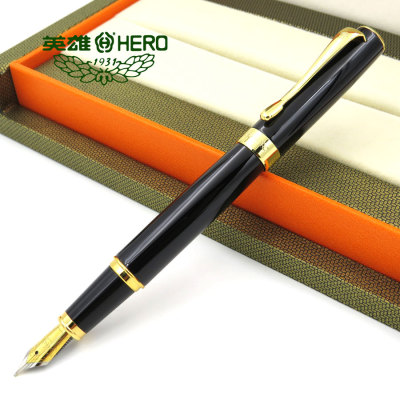 Genuine hero senior pen hero 767 superior iridium golden pen business office gift