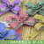 "Thousand Arts Ideal" gift wrapping cost 18cm new glitter-coated mounted hand flowers