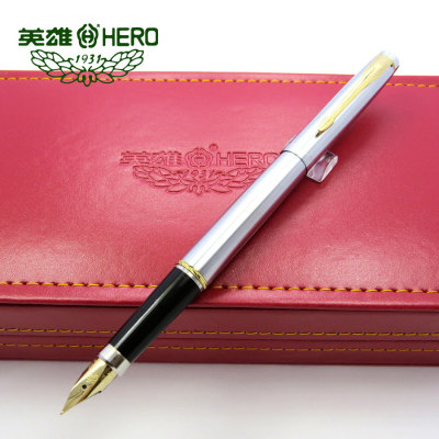 Authentic Hero Advanced Pen Hero 200A Fountain Pen with Gold Nib 14K Office Signature Gift Finance