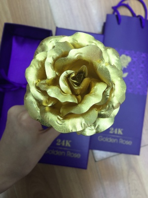 24K gold roses creative girlfriend gifts