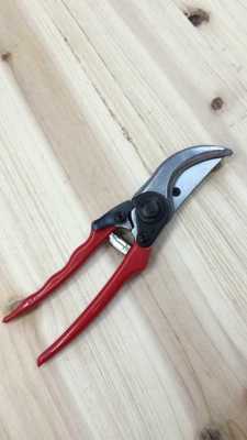 Luxury card red-stained plastic handle ratchet buckle cut flower shears pruning shears pruning shears hardware tools
