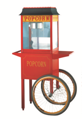 Popcorn machine cart
