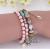 New Ethnic Style Women's Fashion Personalized Multi-Layer Bracelet Tibetan Silver Pendant Natural Crystal Handmade Ornament