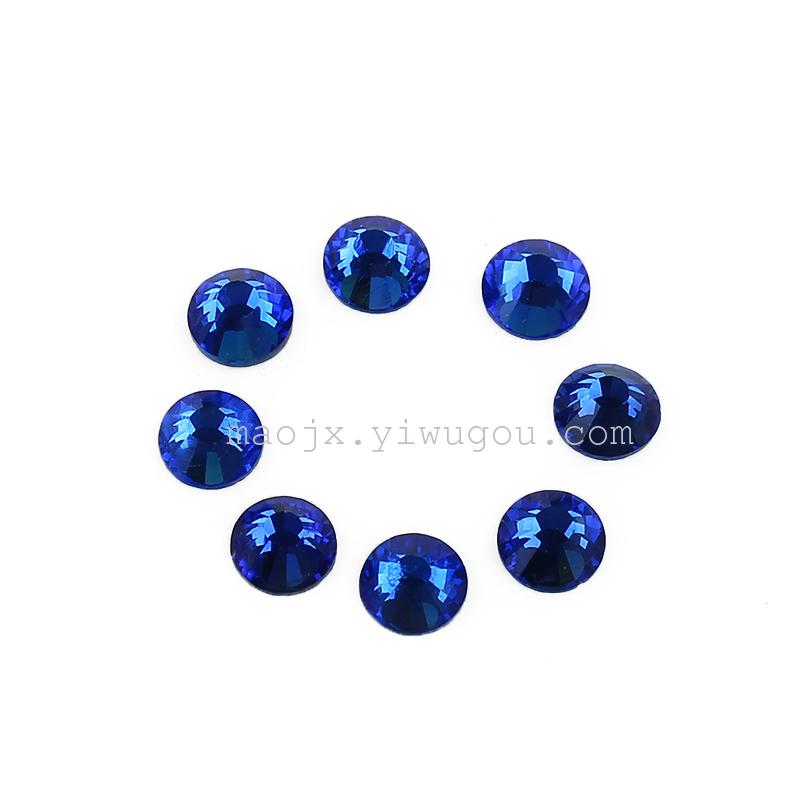 美甲饰品钻SS10银底美甲 平底钻指甲亮片水钻