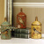 Crafts American foreign trade beautifully hand-painted birds and flowers in the countryside canister ceramic storage 
