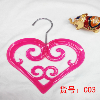 2015 new heart-shaped plastic Candy-colored silk scarves jewelry wholesale