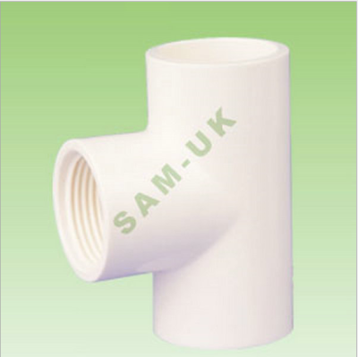 Foreign trade exports South American internal thread three pass PVC -u water supply pipe fittings three pass joint 